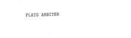 FLATS ARBITER trademark