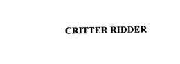 CRITTER RIDDER trademark
