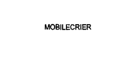 MOBILECRIER trademark