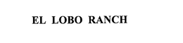 EL LOBO RANCH trademark