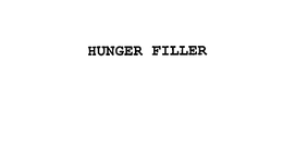 HUNGER FILLER trademark