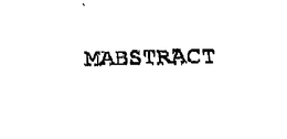 MABSTRACT trademark