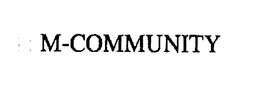 M-COMMUNITY trademark
