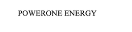 POWERONE ENERGY trademark