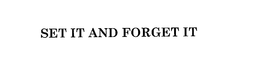 SET IT AND FORGET IT trademark