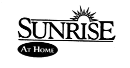 SUNRISE AT HOME trademark