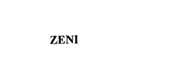 ZENI trademark