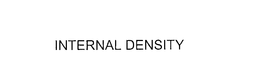 INTERNAL DENSITY trademark