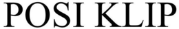 POSI KLIP trademark