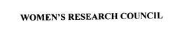 WOMEN'S RESEARCH COUNCIL trademark