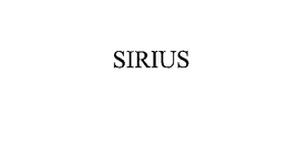 SIRIUS trademark