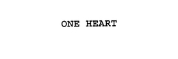 ONE HEART trademark