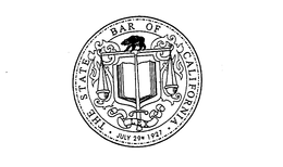THE STATE BAR OF CALIFORNIA LEX JULY 29TH 1927 trademark