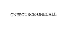 ONESOURCE-ONECALL trademark