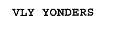 VLY YONDERS trademark