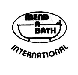 MEND A BATH INTERNATIONAL trademark