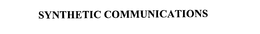 SYNTHETIC COMMUNICATIONS trademark