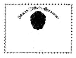 FRIEDRICH-WILHELM-GYMNASIUM trademark