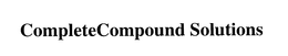 COMPLETECOMPOUND SOLUTIONS trademark