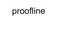 PROOFLINE trademark