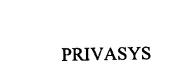 PRIVASYS trademark