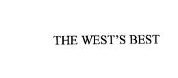 THE WEST'S BEST trademark