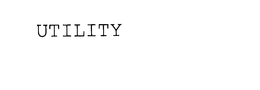UTILITY trademark