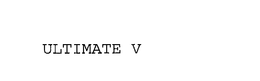 ULTIMATE V trademark