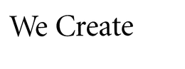 WE CREATE trademark