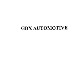 GDX AUTOMOTIVE trademark