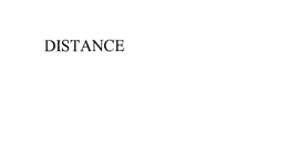DISTANCE trademark
