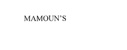 MAMOUN'S trademark