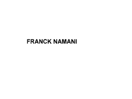 FRANCK NAMANI trademark