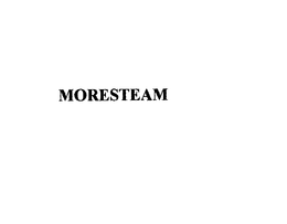 MORESTEAM trademark