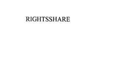 RIGHTSSHARE trademark