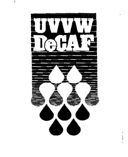 UVVW DECAF trademark