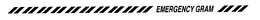 EMERGENCY GRAM trademark