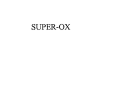 SUPER-OX trademark