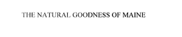 THE NATURAL GOODNESS OF MAINE trademark