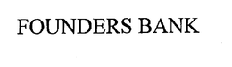 FOUNDERS BANK trademark