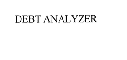 DEBT ANALYZER trademark