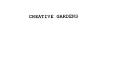 CREATIVE GARDENS trademark
