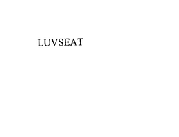LUVSEAT trademark