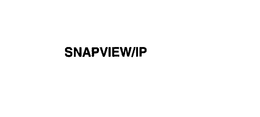 SNAPVIEW/IP trademark