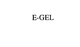 E-GEL trademark