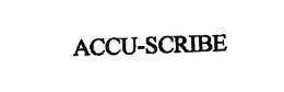 ACCU-SCRIBE trademark