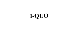 I-QUO trademark