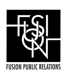 FUSION FUSION PUBLIC RELATIONS trademark