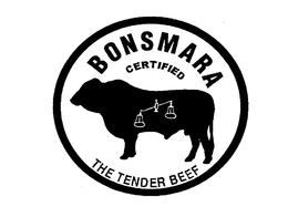 BONSMARA CERTIFIED THE TENDER BEEF trademark