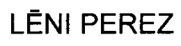 LENI PEREZ trademark